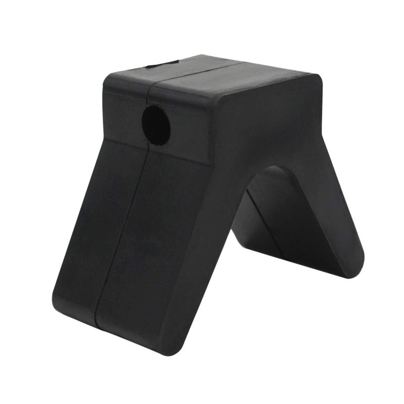 UANOFCN 2" V-Style Marine Bow Stop for Boat Trailers Non Marking Polyurethane 1/2" Mounting Hole Diameter - Image 1